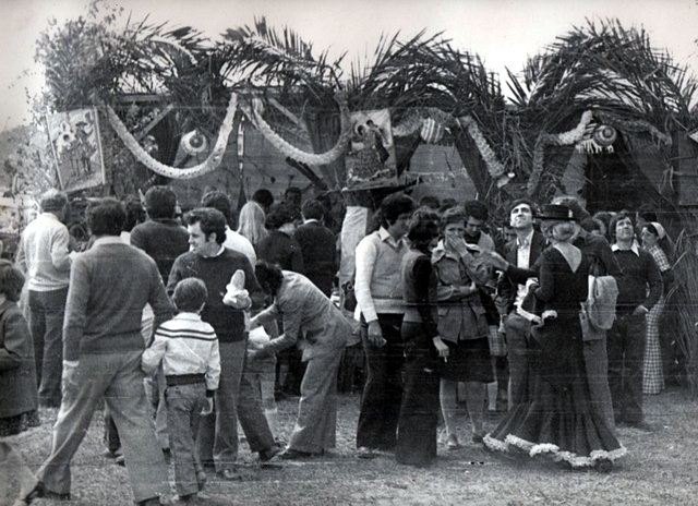 Primera Feria de Abril de Catalunya organizada en los terrenos de La Pava de Gav Mar (1974)